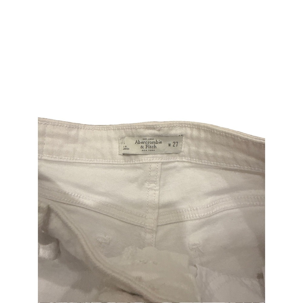 Abercrombie Fitch Mini Shorts Womens 4 W 27 Low Rise Cut Off Hot Pants Boho - Picture 5 of 5